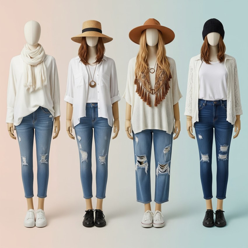 استایل با کمترین لباس ها