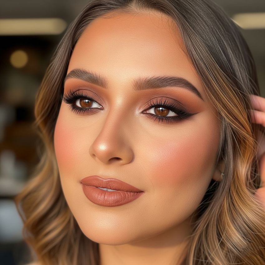 Latte Makeup چیست؟ آرایشی با رنگ‌های قهوه‌ای گرم و طبیعی