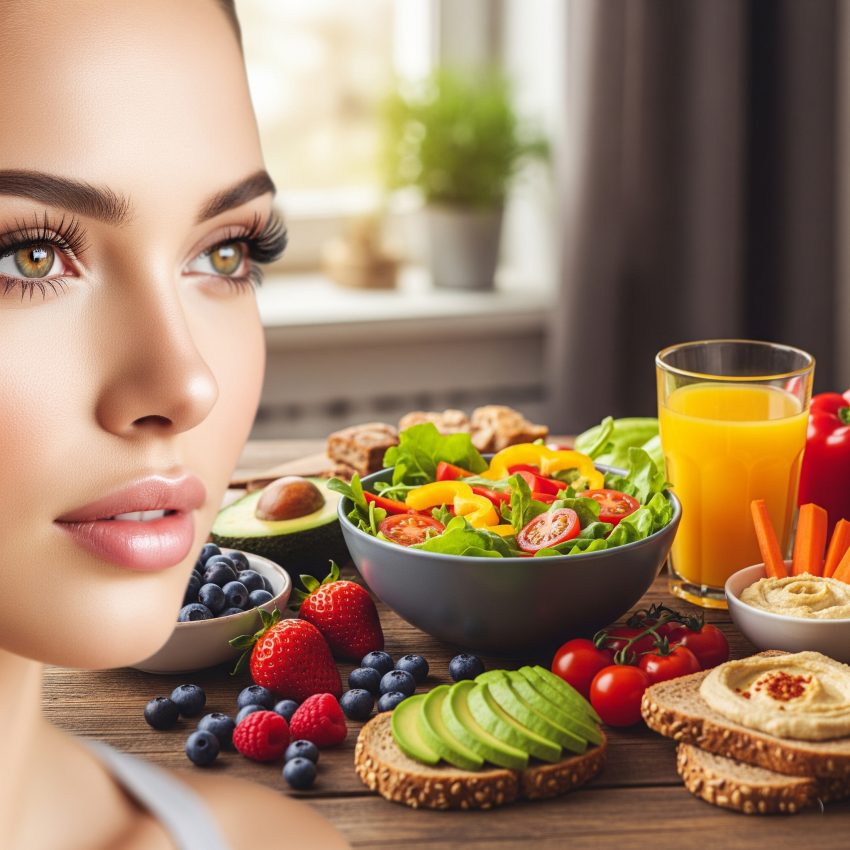 مژه پرپشت با تغذیه درست